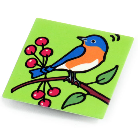 Bluebird Flat Magnet