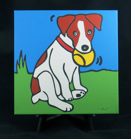 Jack Russell Terrier Puppy/Dog Fine Art Canvas - 2 sizes available